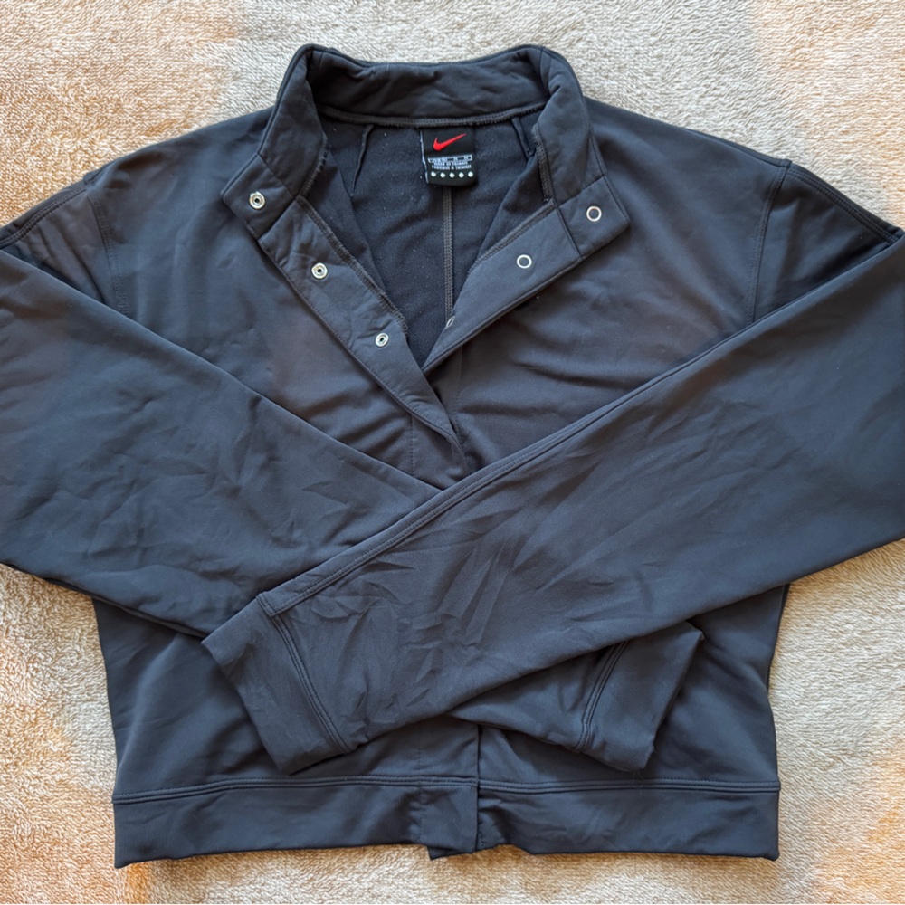 Nike Black Pullover with Red Logo